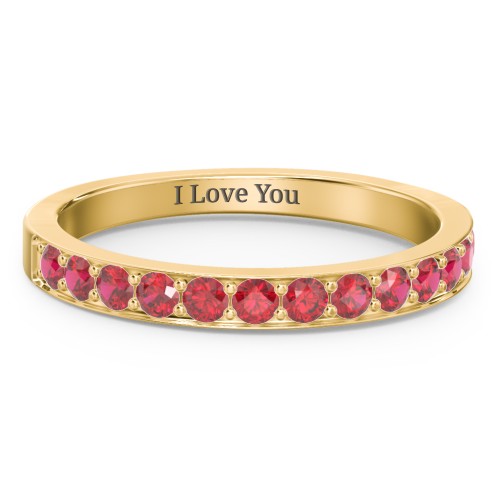 Classic Half Eternity Ring