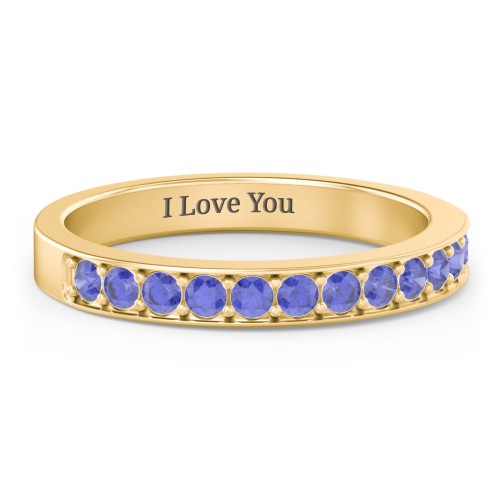 Classic Half Eternity Ring