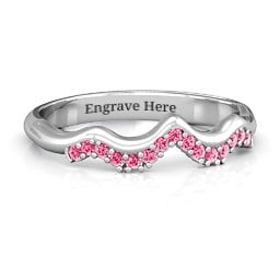 Solitaire Infinity Shadow Band