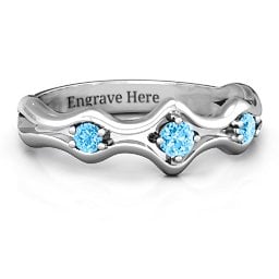 Wavy Trio Ring
