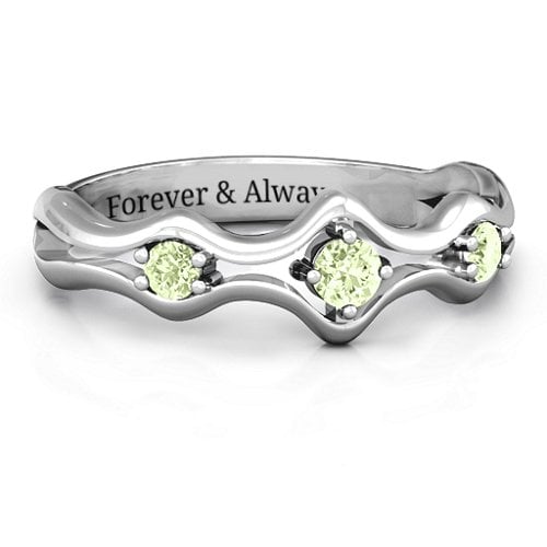 Wavy Trio Ring
