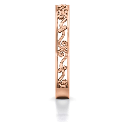 Filigree Band Ring – 10K Rose Gold