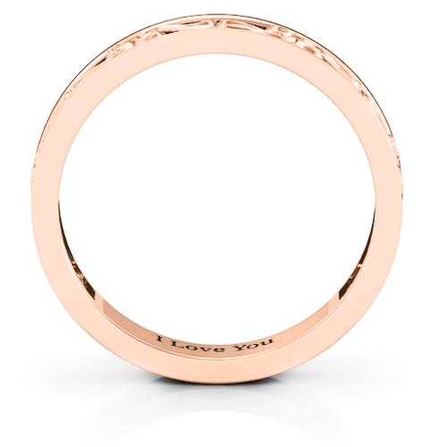 Filigree Band Ring – 10K Rose Gold