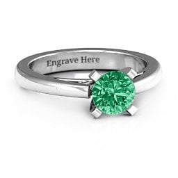 Adoration Solitaire Ring
