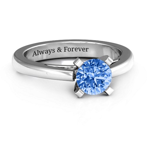 Adoration Solitaire Ring