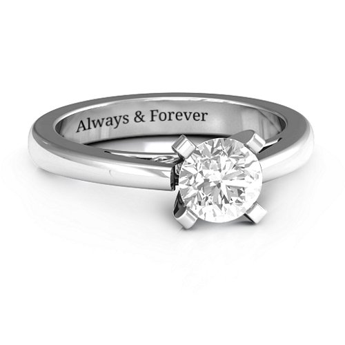 Adoration Solitaire Ring