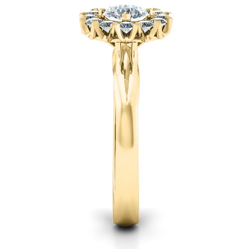 Adore and Cherish Ring – 10K Yellow Gold with Diamond