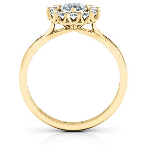 Adore and Cherish Ring – 10K Yellow Gold with Diamond