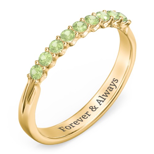 Glimmering Love Ring
