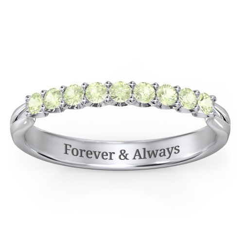 Glimmering Love Ring