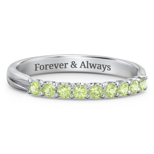 Glimmering Love Ring