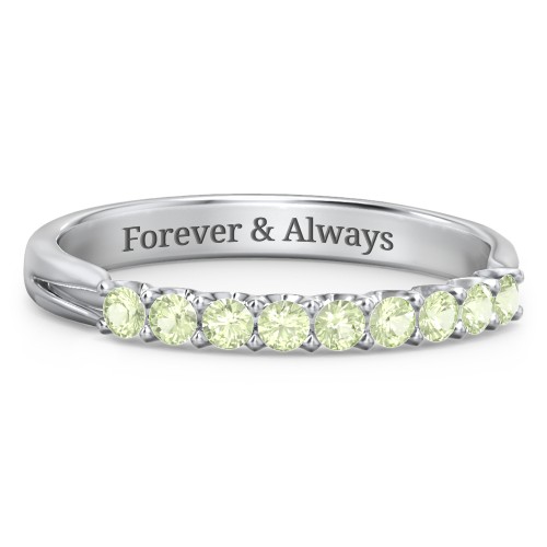 Glimmering Love Ring