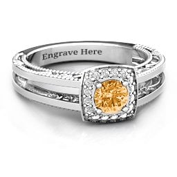 Intricate Love Ring