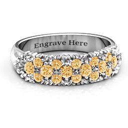 Loving in Color Ring in 925 Sterling Silver with Citrine