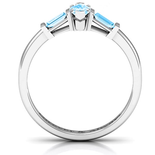 Marquise Cut Love Ring