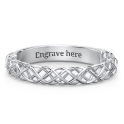 Woven in Love Ring