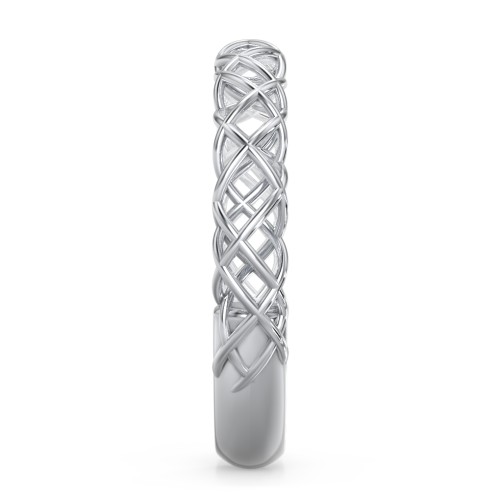 Woven in Love Ring – Sterling Silver