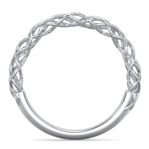 Woven in Love Ring – Sterling Silver