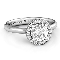 Cherish Her Ring in 925 Sterling Silver with White Premium Zirconia