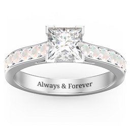 Janelle Princess Cut Ring