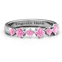 Shape of her Heart Band Ring