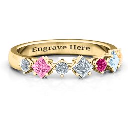 Shape of her Heart Band Ring