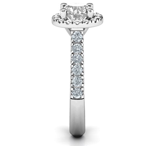 Milana Ring – Sterling Silver with White Premium Zirconia and Cubic Zirconia