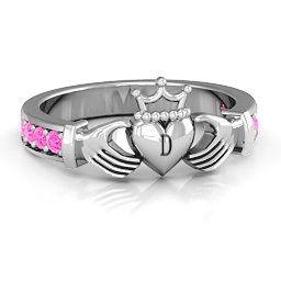 Classic Claddagh Ring with Accents