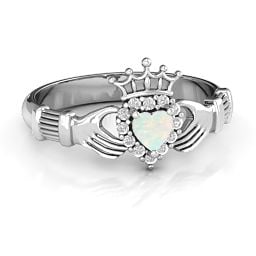 Claddagh with Halo Ring