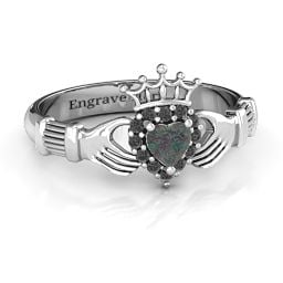 Claddagh with Halo Ring