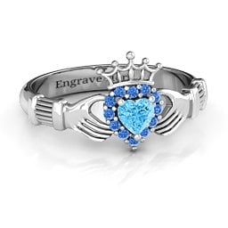 Claddagh with Halo Ring