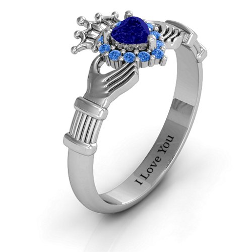 Claddagh with Halo Ring
