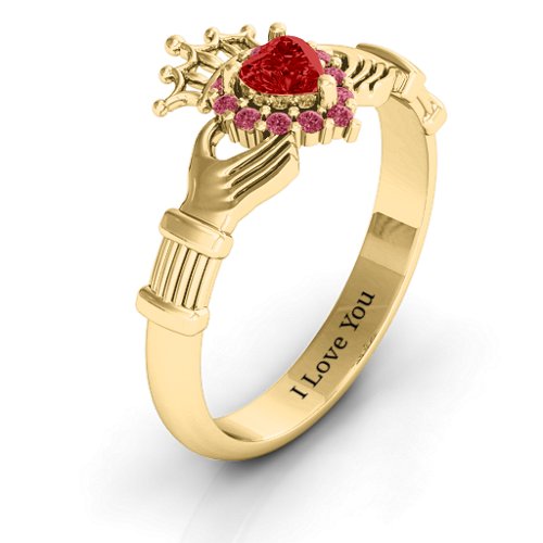 Claddagh with Halo Ring