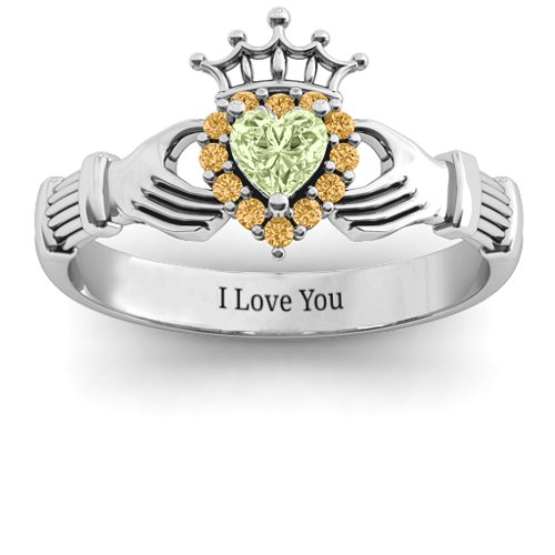 Claddagh with Halo Ring