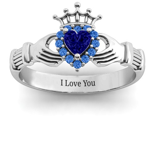 Claddagh with Halo Ring
