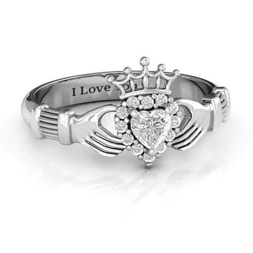 Claddagh with Halo Ring
