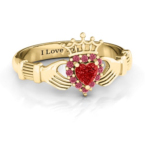 Claddagh with Halo Ring