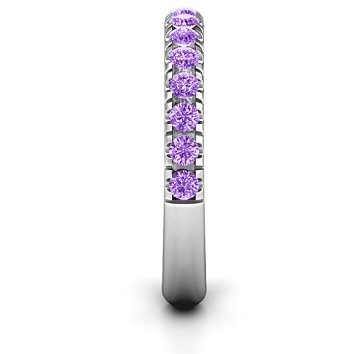 Love All Around Ring – Sterling Silver with Amethyst