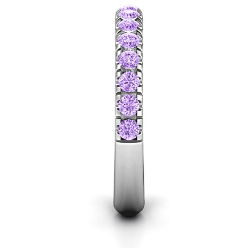 Love All Around Ring – Sterling Silver with Amethyst
