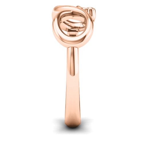 Mom's Infinite Love Ring – 10K Rose Gold