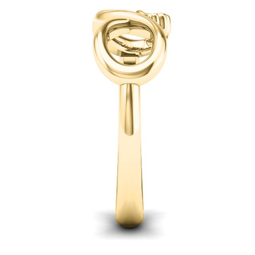 Mom's Infinite Love Ring – 10K Yellow Gold