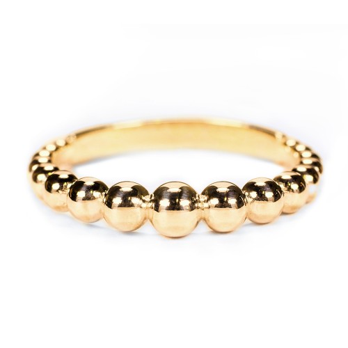 Graduated Beaded Stacking Ring