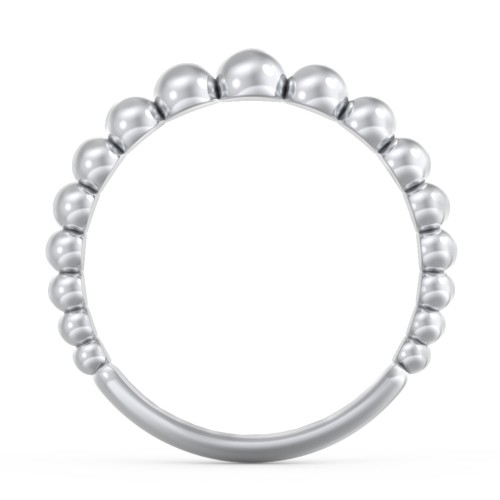 Graduated Beaded Stacking Ring