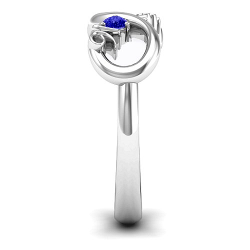 Sweet 16 with Birthstone Infinity Ring