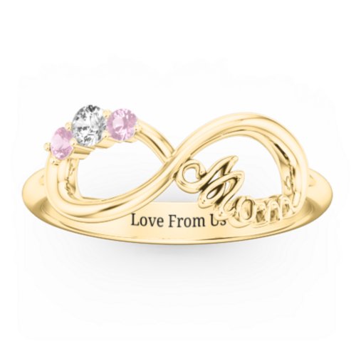 Mom's Infinite Love Ring with 2-10 Stones