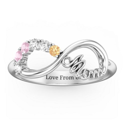 Mom's Infinite Love Ring with 2-10 Stones