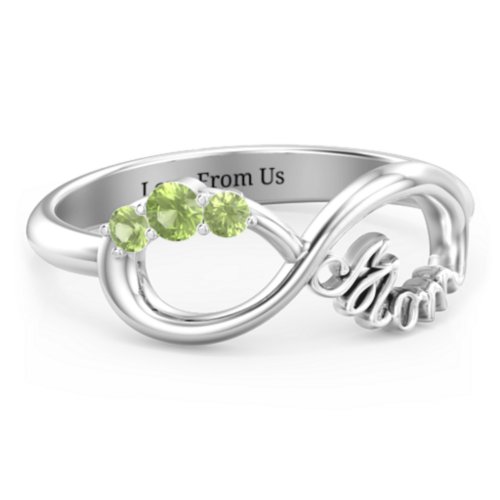 Mom's Infinite Love Ring with 2-10 Stones