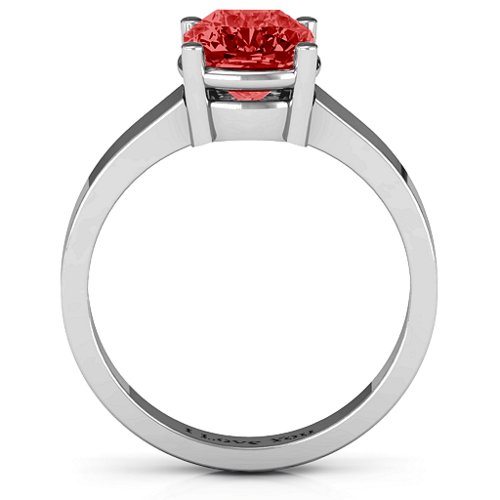 Cushion Cut Solitaire Ring