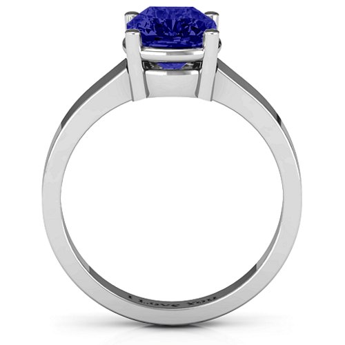 Cushion Cut Solitaire Ring