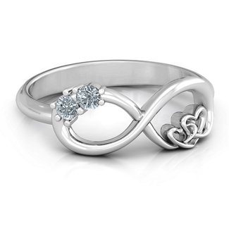 Double the Love Infinity Ring
